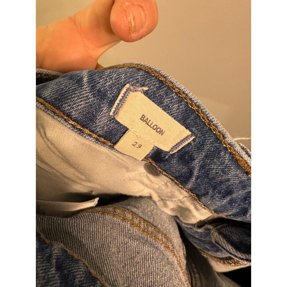 Madewell med wash balloon style jeans size 29 - Picture 7 of 10